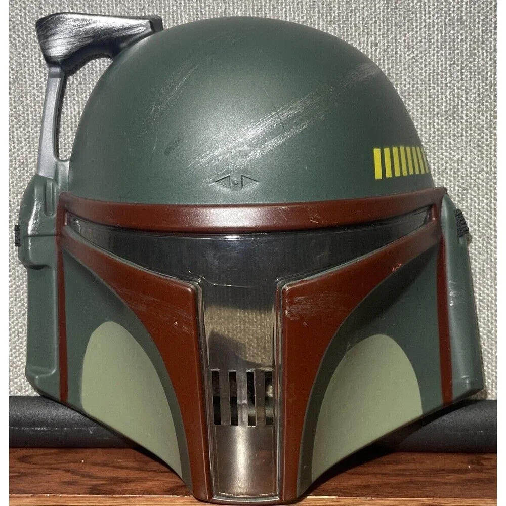 SCARCE 2009 Rubie’s BOBA FETT STAR WARS HALLOWEEN COSPLAY MASK WITH ANTENNA